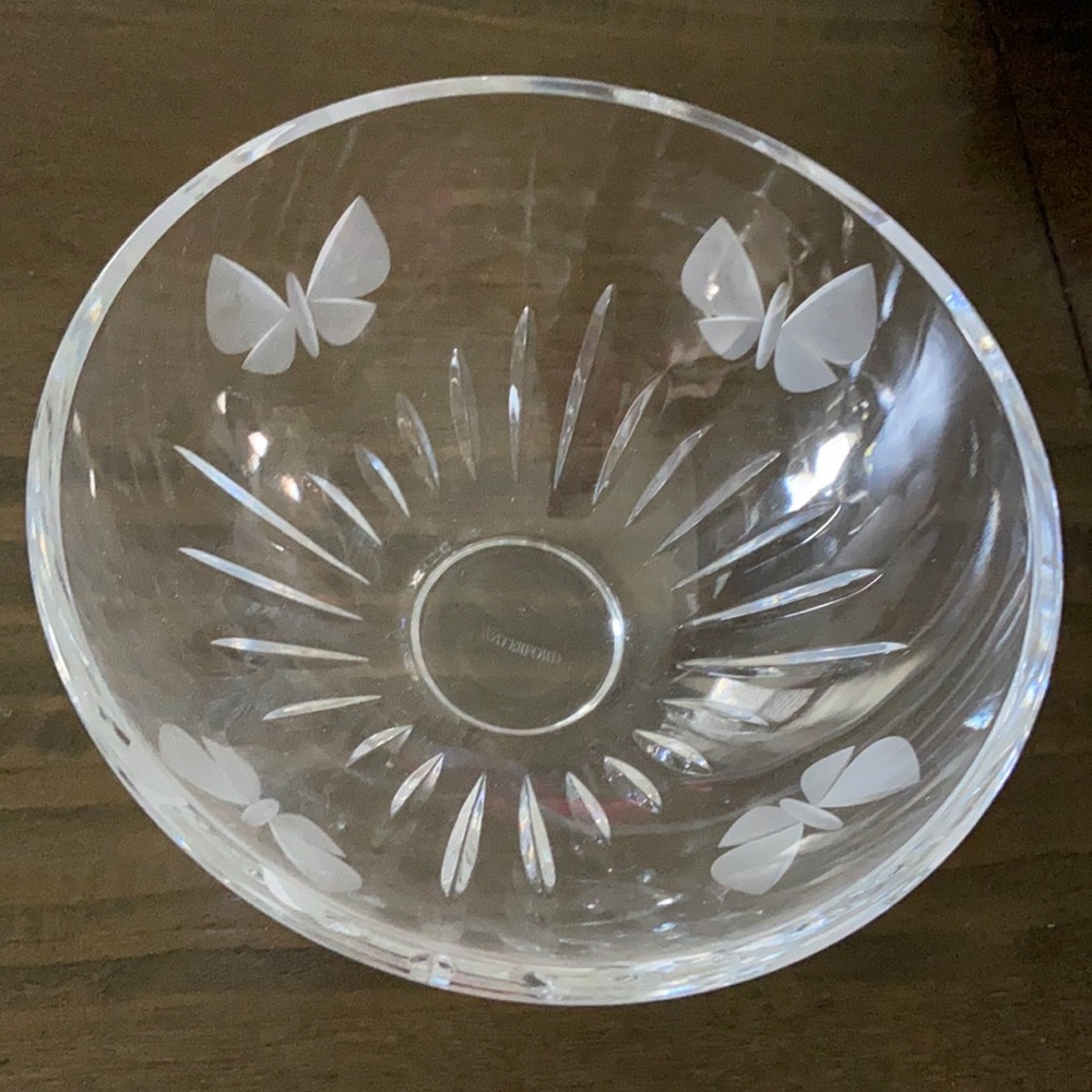 Waterford Crystal bowl. 6” across